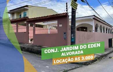 Imagem: A casa possui 3 Dormitórios, 3 Banheiros, 2 Vagas na garagem