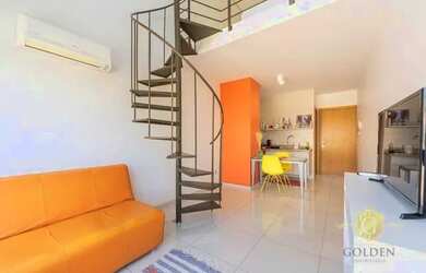 Imagem: O apartamento possui 1 Dormitório, 2 Banheiros, 1 Vaga na garagem