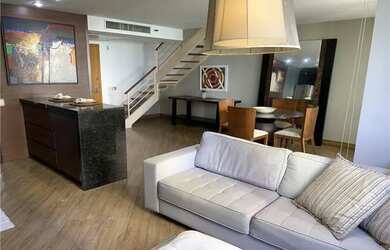 Imagem: O apartamento na cobertura possui 2 Dormitórios, 2 Banheiros