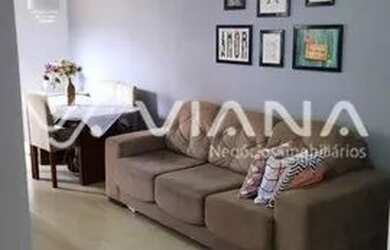 Imagem: O apartamento possui 2 Dormitórios, 2 Banheiros e 59m² de