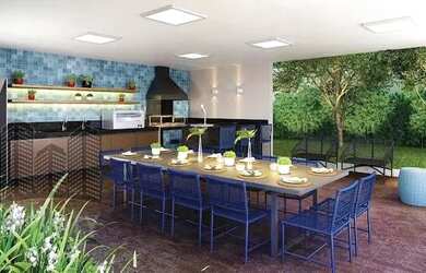 Imagem: O apartamento possui 2 Dormitórios, 3 Banheiros, 2 Vagas na