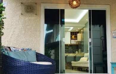 Imagem: A casa em condomínio possui 3 Dormitórios, 4 Banheiros, 2