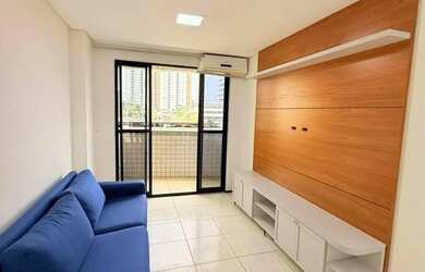 Imagem: O apartamento possui 1 Dormitório, 1 Banheiro, 1 Vaga na garagem