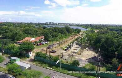 Imagem: O terreno possui 200m² de Área, Imóvel novo e está localizado