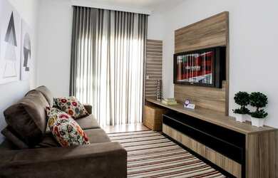 Imagem: O apartamento possui 3 Dormitórios, 2 Banheiros, 2 Vagas na