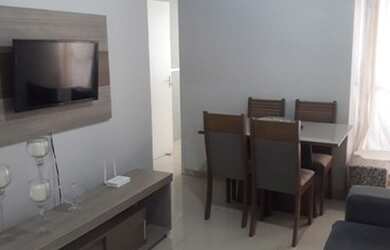 Imagem: O apartamento possui 2 Dormitórios, 1 Banheiro, 1 Vaga na garagem