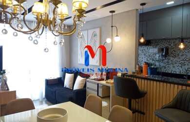 Imagem: O apartamento possui 2 Dormitórios, 2 Banheiros, 2 Vagas na