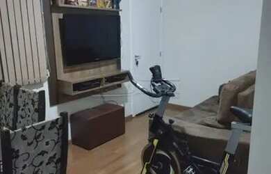 Imagem: O apartamento possui 2 Dormitórios, 1 Banheiro, 1 Vaga na garagem