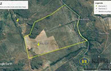 Imagem: A fazenda possui 10m² de Área e está localizado em Alto