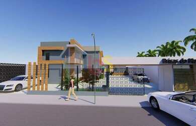 Imagem: A casa possui 3 Dormitórios, 4 Banheiros, 2 Vagas na garagem