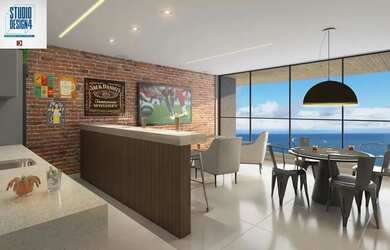 Imagem 9: Quarto e Sala beira-mar no Studio Design 4 Cruz das Almas Macéio-AL