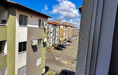 Imagem: O apartamento possui 2 Dormitórios, 1 Banheiro, 1 Vaga na garagem