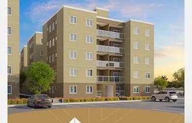 Imagem: O apartamento possui 2 Dormitórios, 1 Banheiro e 1 Vaga na