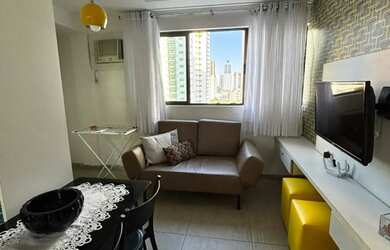 Imagem: O apartamento possui 1 Dormitório, 1 Banheiro, 1 Vaga na garagem