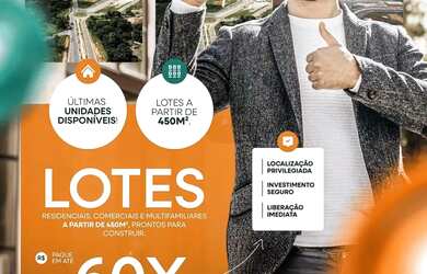 Imagem: O terreno possui 450m² de Área, Imóvel novo e está localizado