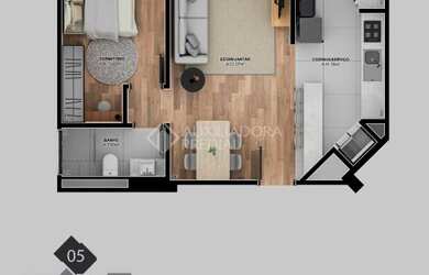 Imagem 3: LAJEADO - Apartamento Padrão - Americano