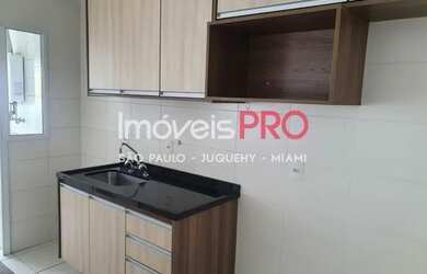 Imagem: O apartamento possui 1 Dormitório, 1 Banheiro, 1 Vaga na garagem