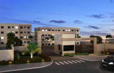 Imagem: O apartamento possui 2 Dormitórios, 1 Banheiro, 1 Vaga na garagem