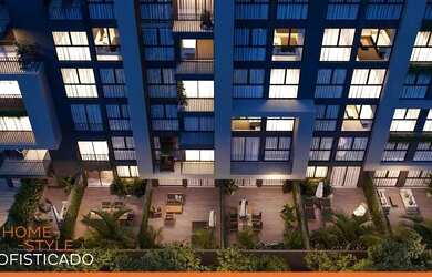 Imagem: O apartamento possui 1 Dormitório, 1 Banheiro, 1 Vaga na garagem