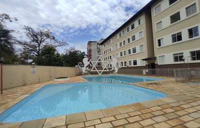 Imagem: O apartamento possui 2 Dormitórios, 1 Banheiro, 1 Vaga na garagem