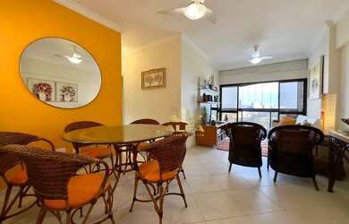 Imagem 6: Apartamento com varanda e vista mar na Praia da Enseada, 3 quartos sendo...