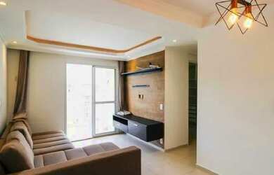 Imagem: O apartamento possui 2 Dormitórios, 1 Banheiro, 1 Vaga na garagem