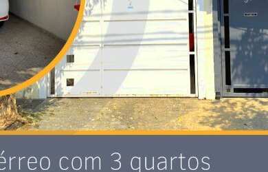 Imagem: A casa possui 3 Dormitórios, 2 Banheiros, 2 Vagas na garagem