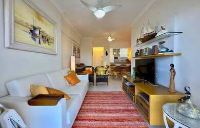 Imagem 7: Apartamento com varanda e vista mar na Praia da Enseada, 3 quartos sendo...