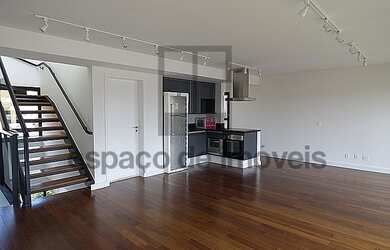 Imagem: O apartamento na cobertura possui 2 Dormitórios, 2 Banheiros