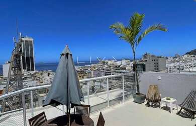 Imagem: O apartamento na cobertura possui 4 Dormitórios, 5 Banheiros