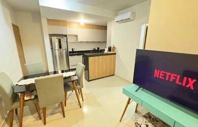 Imagem: O apartamento possui 2 Dormitórios, 2 Banheiros, 1 Vaga na