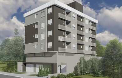 Imagem: O apartamento possui 1 Dormitório, 1 Banheiro, 1 Vaga na garagem