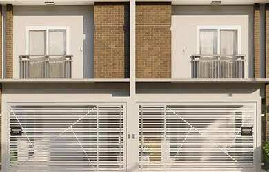 Imagem: A casa possui 3 Dormitórios, 2 Banheiros, 2 Vagas na garagem