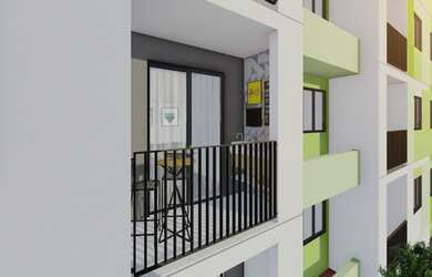 Imagem: O apartamento possui 3 Dormitórios, 1 Banheiro, 1 Vaga na garagem