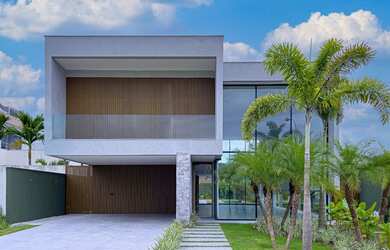 Imagem: A casa em condomínio possui 4 Dormitórios, 5 Banheiros, 4