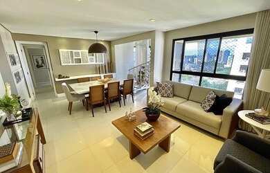 Imagem: O apartamento na cobertura possui 4 Dormitórios, 4 Banheiros