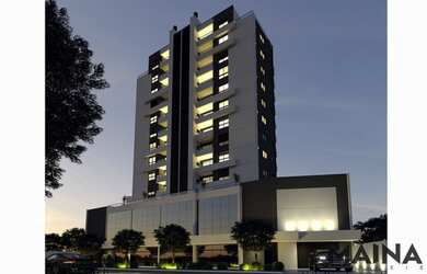 Imagem: O apartamento possui 1 Dormitório, 1 Banheiro, 1 Vaga na garagem