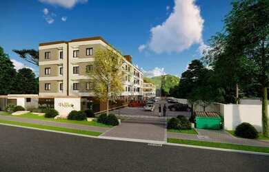 Imagem: O apartamento possui 2 Dormitórios, 1 Banheiro, 1 Vaga na garagem