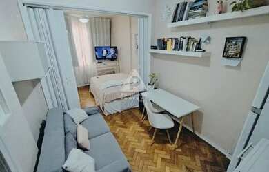 Imagem: A kitnet possui 1 Dormitório, 1 Banheiro, 27m² de Área e