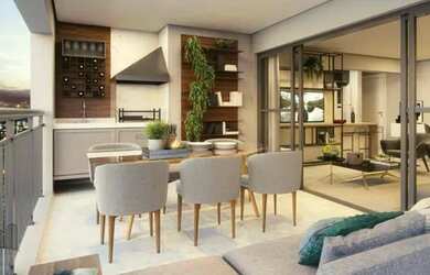 Imagem: O apartamento possui 2 Dormitórios, 2 Banheiros, 1 Vaga na