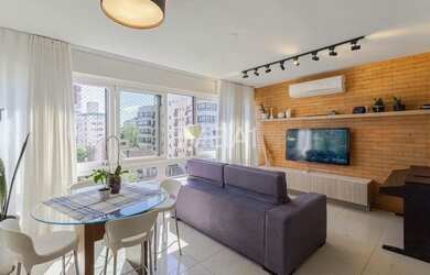 Imagem: O apartamento na cobertura possui 4 Dormitórios, 4 Banheiros