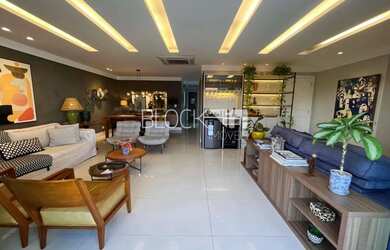 Imagem: O apartamento na cobertura possui 3 Dormitórios, 5 Banheiros