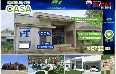 Imagem: A casa em condomínio possui 3 Dormitórios, 4 Banheiros, 2