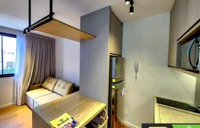 Imagem 7: Apartamento 1 quarto com ar condicionado, muito bem mobiliado e com internet