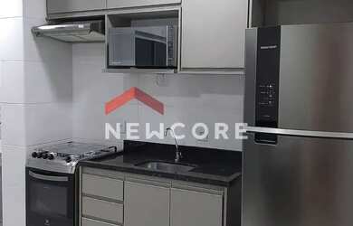 Imagem: O apartamento possui 2 Dormitórios, 1 Banheiro, 1 Vaga na garagem