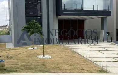 Imagem: A casa em condomínio possui 4 Dormitórios, 5 Banheiros, 2