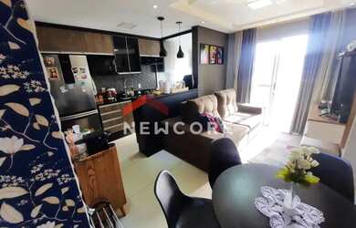 Imagem: O apartamento possui 3 Dormitórios, 2 Banheiros, 1 Vaga na