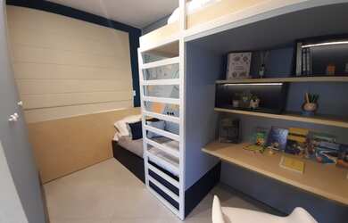 Imagem 5: Residencial Atmos Living. Piscina, Churrasqueira, Varandae60m² de Área