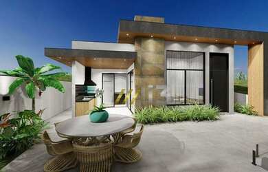 Imagem: A casa em condomínio possui 3 Dormitórios, 3 Banheiros, 2