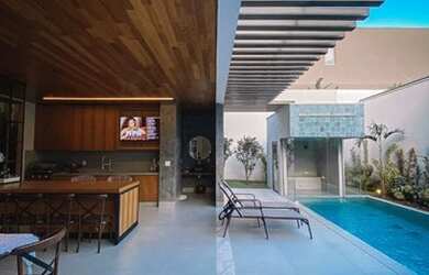 Imagem: A casa em condomínio possui 3 Dormitórios, 5 Banheiros, 5